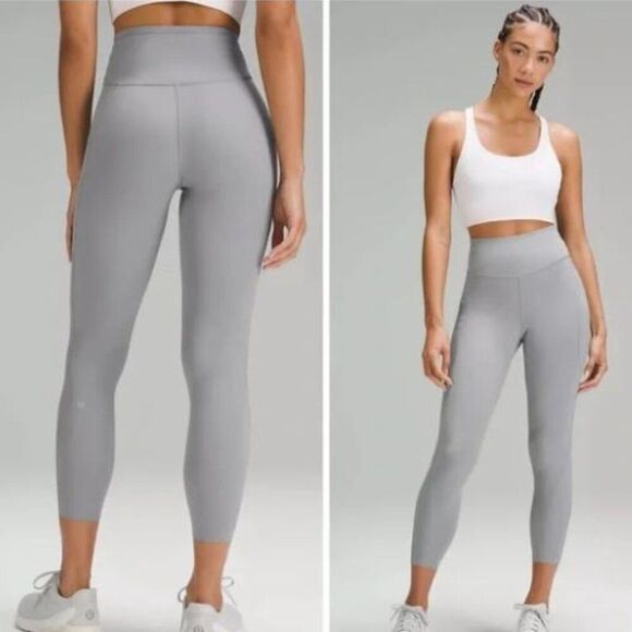 lululemon athletica Pants - NWT lululemon Fast and Free HR 25  Rhino Gray  **POCKETS**